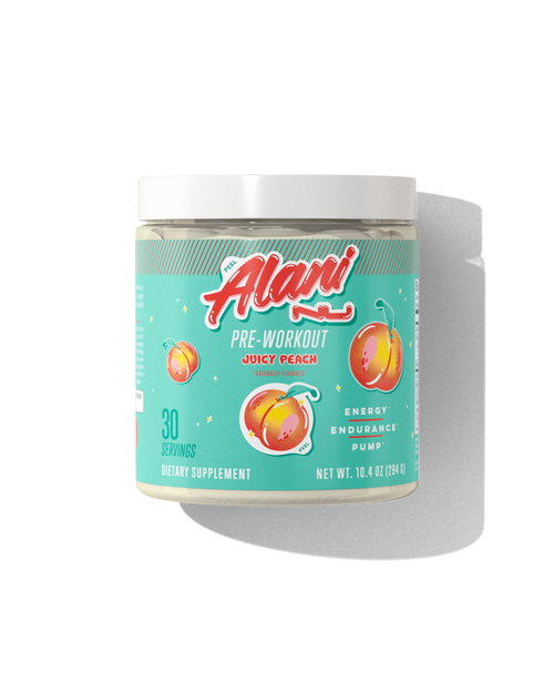 Front view of Pre-workout - Juicy Peach.